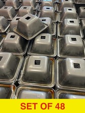 48x Pallet Stillage Feet Steel 127mm x 127mm x 54mm High 2190kg Each Foot