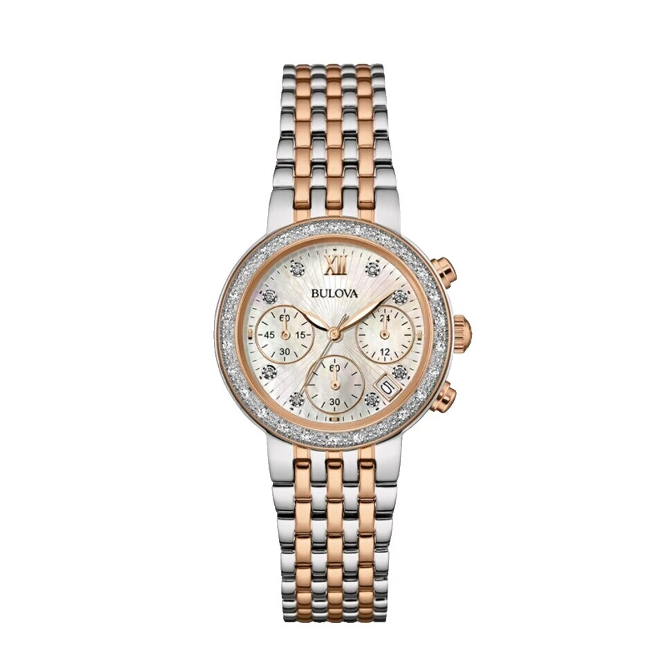 Bulova Diamond Chronograph Wristwatches
