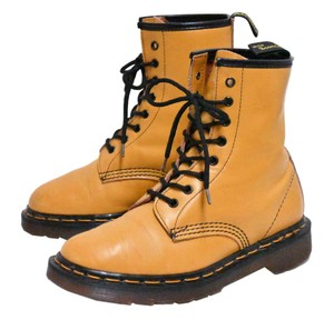 mustard doc martens