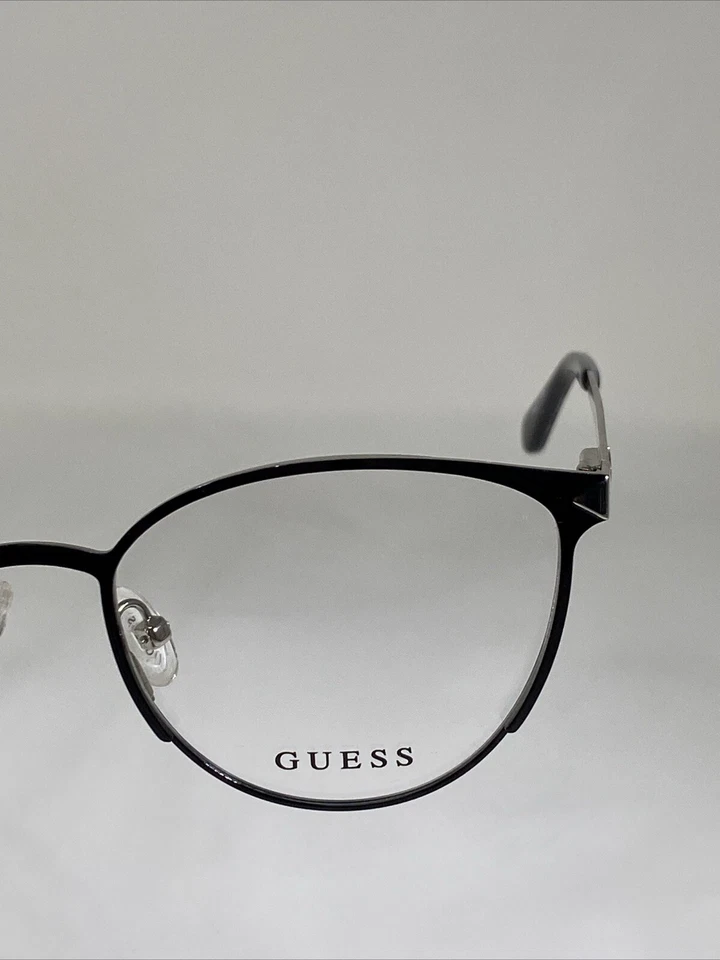 GUESS GU2665 001 NOS Black/Silver Women’s Eyeglasses Frame 51-17-135 - Image 4 of 4