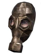 Máscara de gas de polietileno baja 26789 Disfraz de Halloween Máscara de látex Juegos con disfraces Adulto Talla única