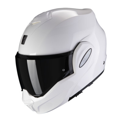 SCORPION EXO-TECH EVO SOLID Helm Weiß