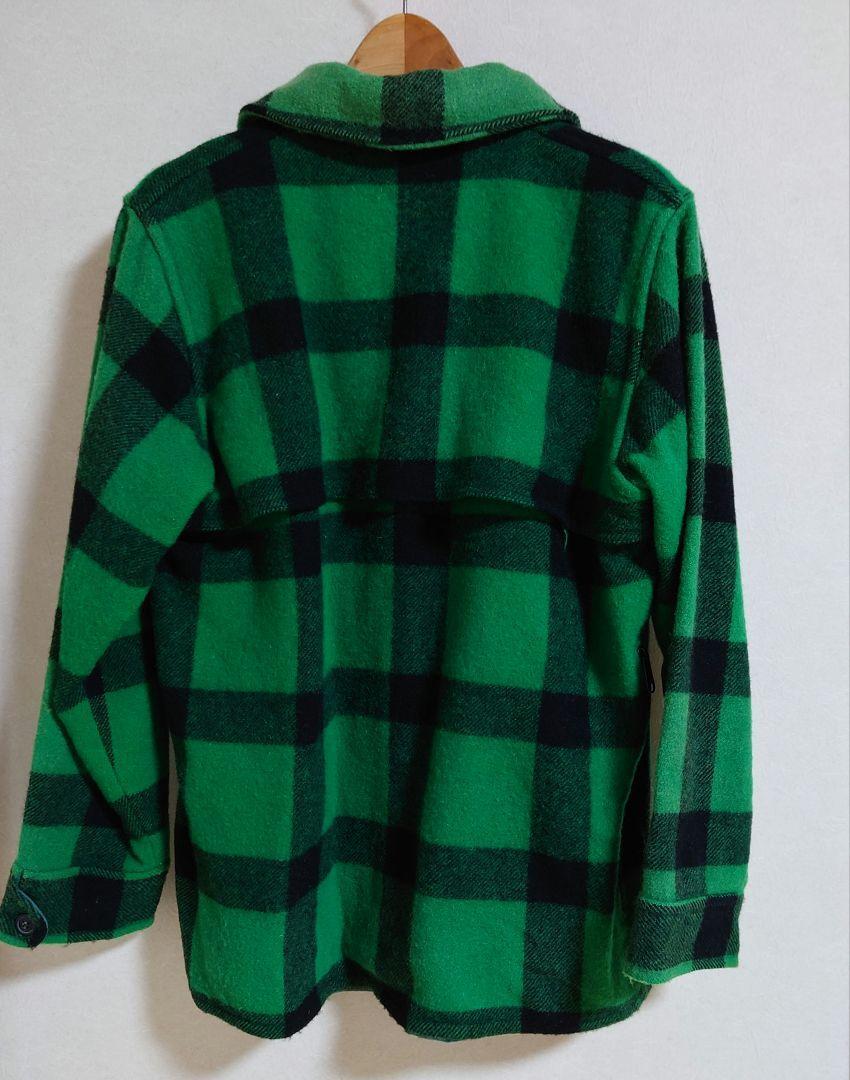 70s Vintage Johnson Woolen Mills Wool Jacket - Green/Black