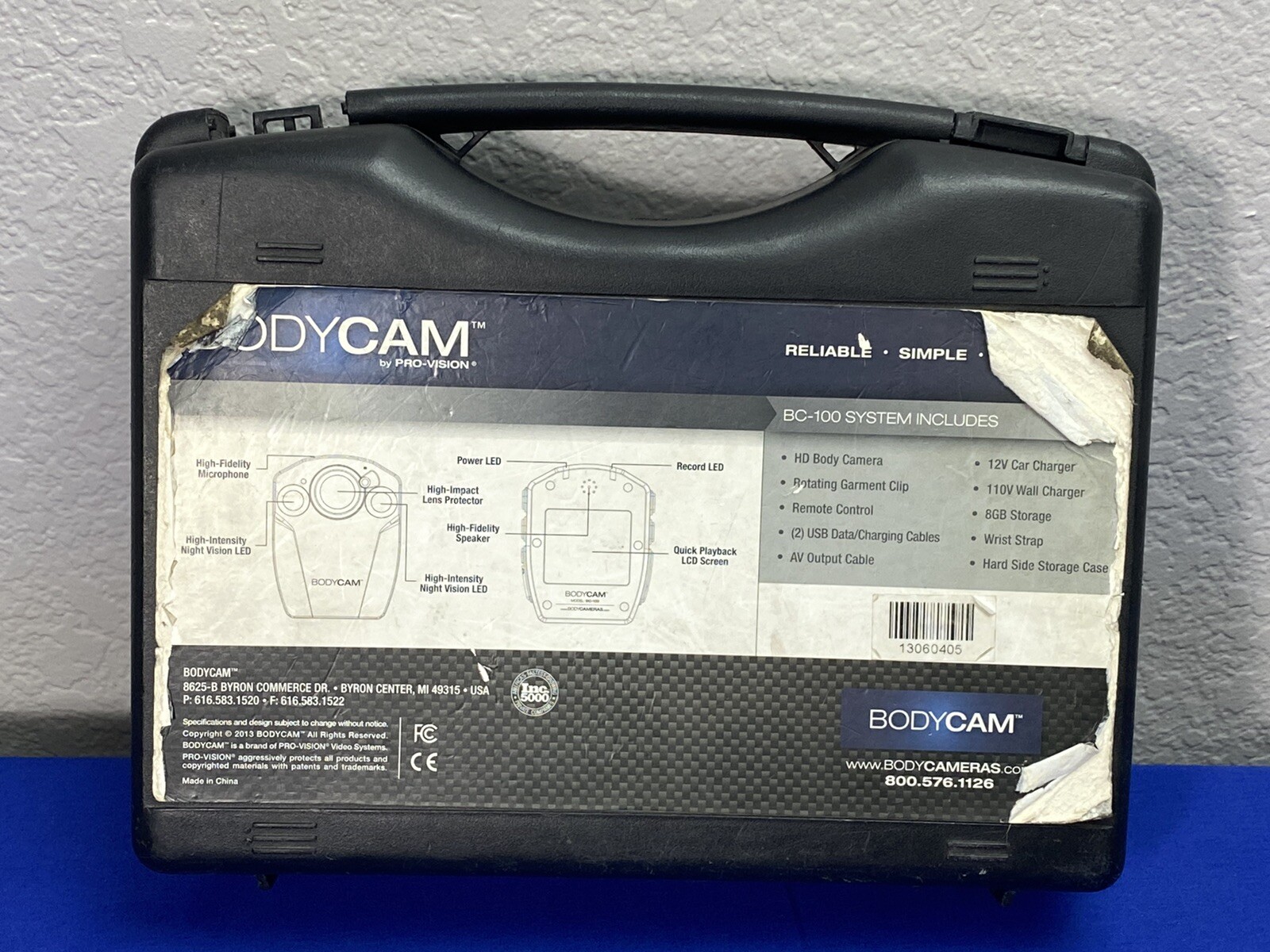 Bodycam BC100 1080p ProVision Body Camera free US shipping eBay