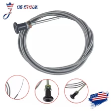 8ft. Universal Control Push Pull Throttle Choke Cable For 60122 Tractor Mower