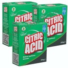 3 x DRIPAK CITRIC ACID NATURAL APPLIANCE DESCALER 250g GREAT FOR BATH BOMBS