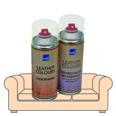 Lederfarbe von BCB mit TopClear Spray für HIMOLLA  marsala (buffalo 33)