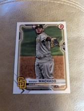 2021 Bowman Paper Base #52 Manny Machado San Diego Padres