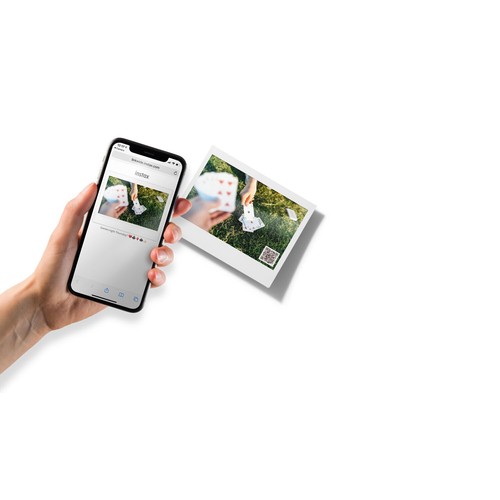 Fujifilm Instax Link Wide Printer Ash White - Picture 9 of 9