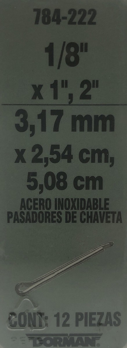 Dorman 784-222 Stainless Steel Cotter Pins 1/8