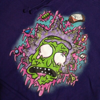Ussc Hoodie Medium Rick And Morty Mushrooms Xanax Bars Cough Syrup Codeine Wee