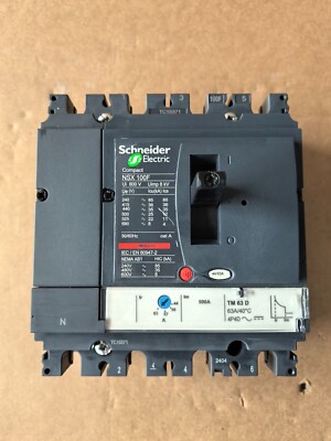 LV429952 Schneider Molded Case Circuit Breaker VigiCompact NSX100F TM63D 4P4D