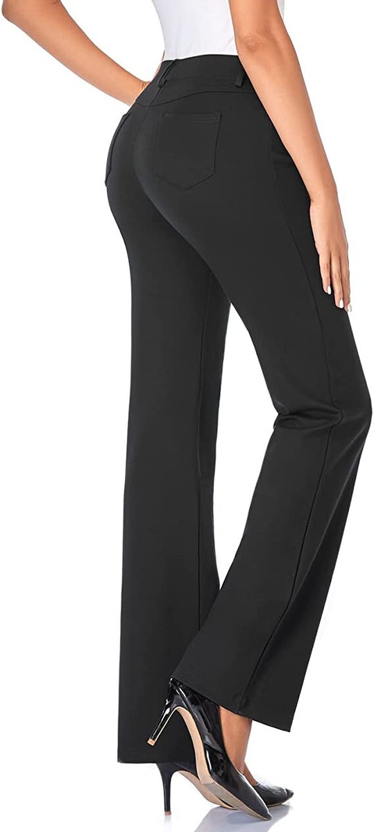 【51PERCENT】Irregular bootcut pants - BLACK(woman) Mid-Rise Bootcut Jean