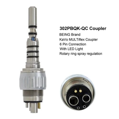 COXO Dental KAVO MULTIflex Style Coupler Coupling 4 6 Hole LED Fiber Optic 465RN - Picture 4 of 83