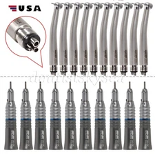 1-10Pcs Dental High Speed Handpiece 4Holes / Low Speed Straight Nosecone YP
