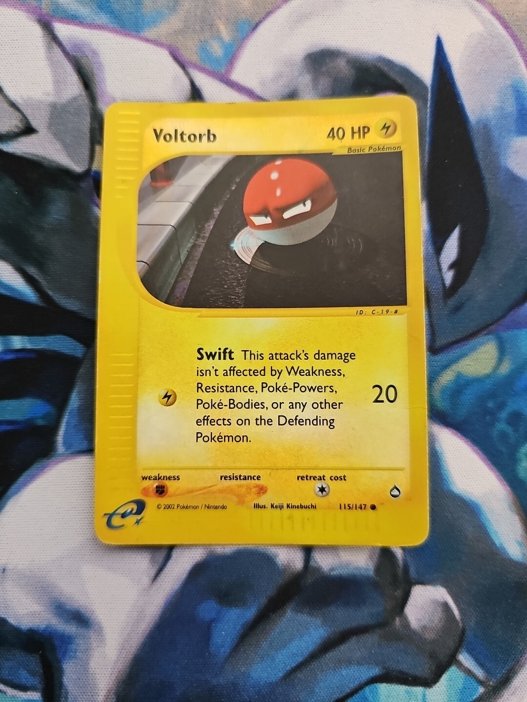 Pokemon Aquapolis Voltorb 115/147 Reverse Holo Common Played