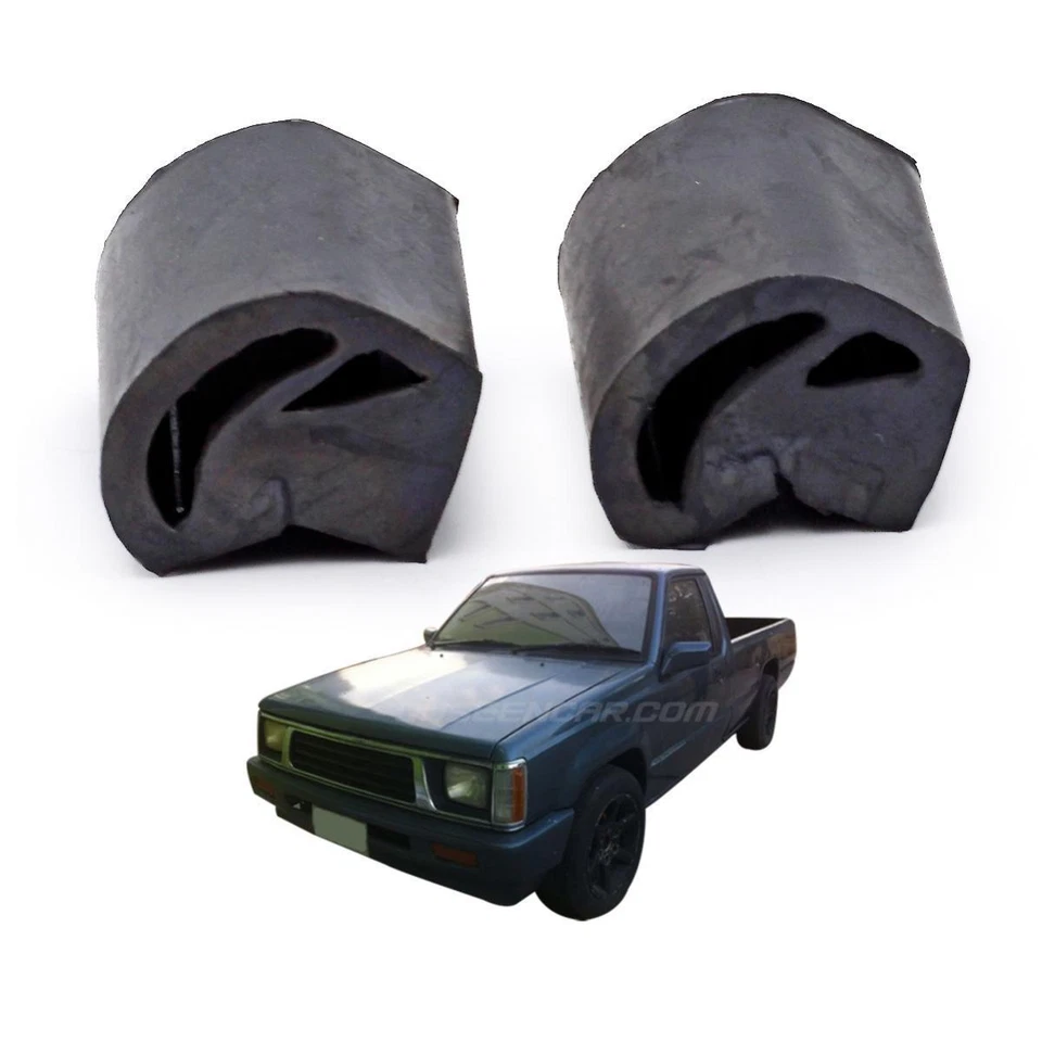 Set Side Hood Bonnet Bumper Rubber For Mitsubishi Mighty Max L200 Pick up 87 -96 - Image 3 of 4