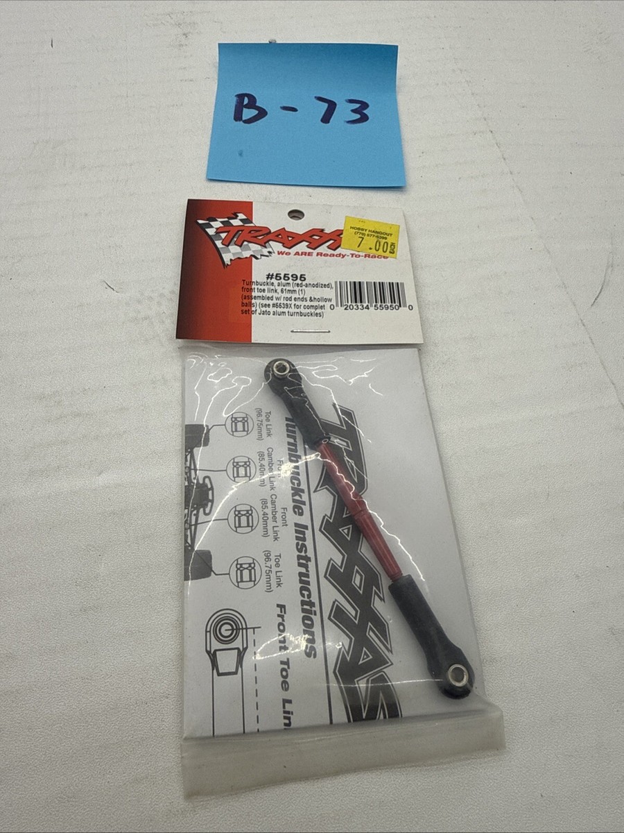 s⭐︎y Traxxas Turnbuckle Alumimum Front Toe Link 61mm Tra5595 for sale