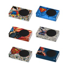 SUPERMAN DC COMICS LOGOS AND COMIC BOOK VINYL SKIN FOR XBOX SERIES S CONSOLE