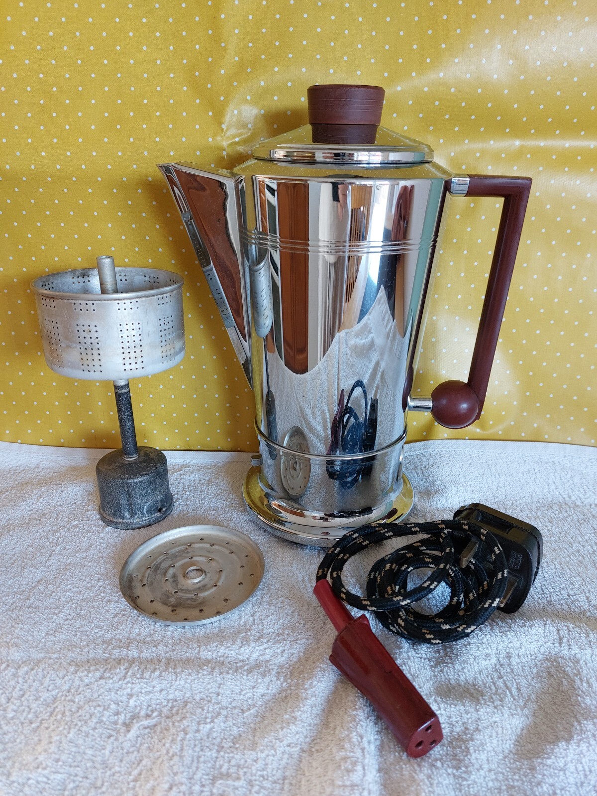 VINTAGE ELECTRIC SWAN MAYFAIR 580 COFFEE PERCOLATOR eBay