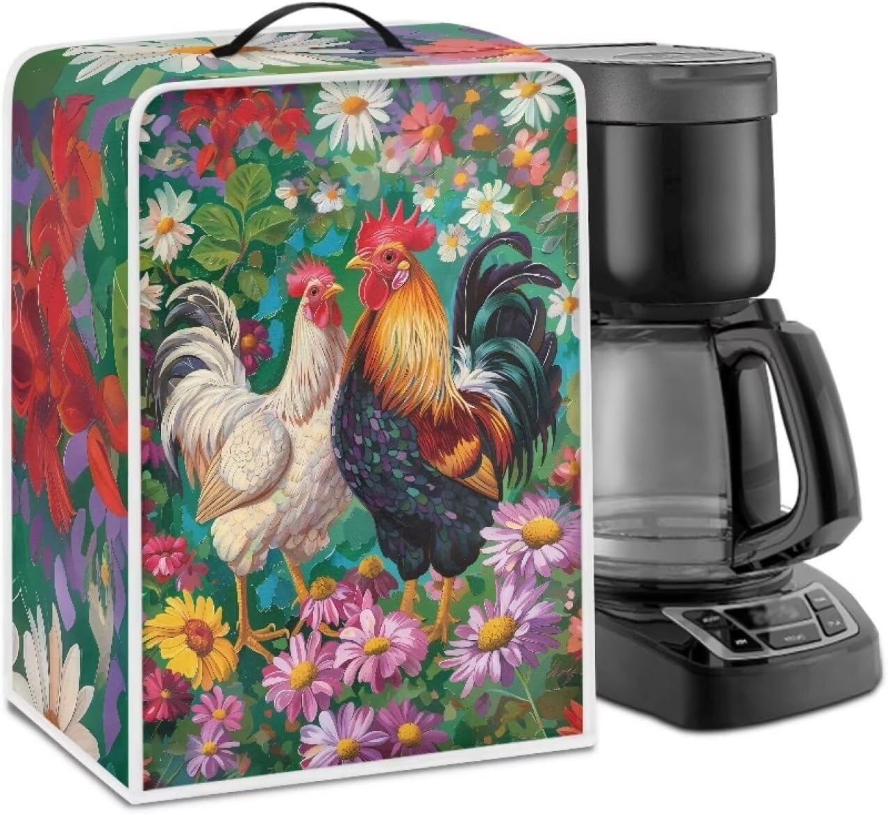 Rooster Coffee Maker Covers anti Dust Covers for Coffee Machine Stand Blender Mi