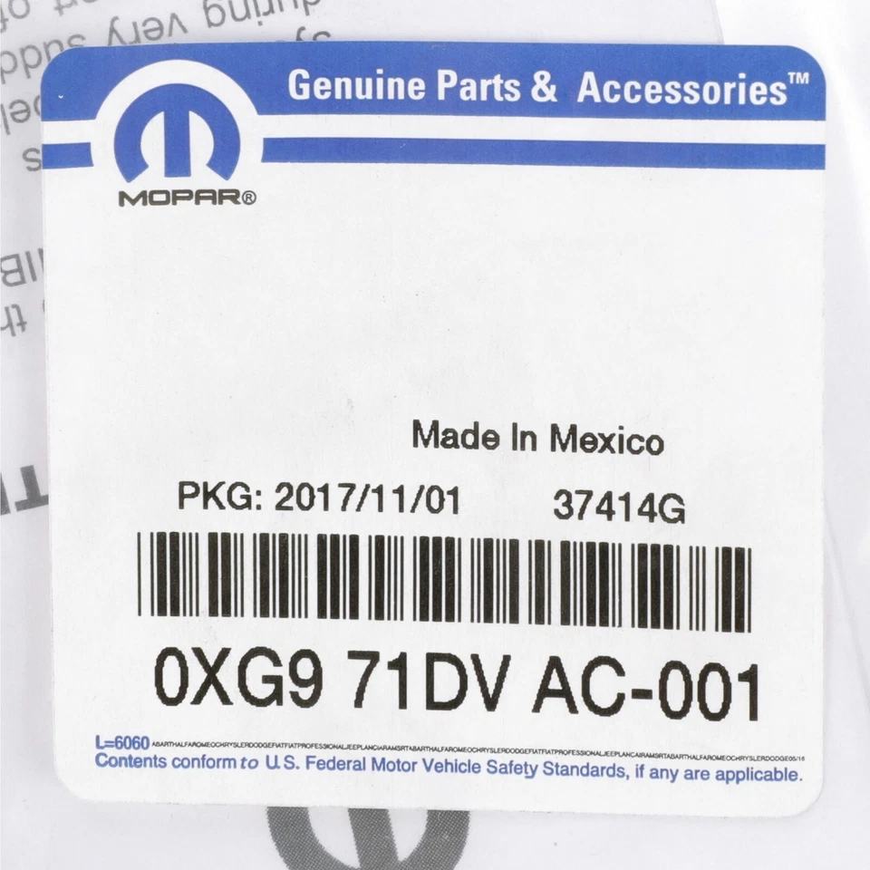 CARGADOR MAGNUM 300 2005-2006 CINTURÓN DE SEGURIDAD INTERIOR DELANTERO HEBILLA EXTREMO MOPAR XG971DVAC Foto 2 de 2