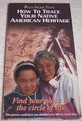 How to Trace Your Native American Heritage VHS Video