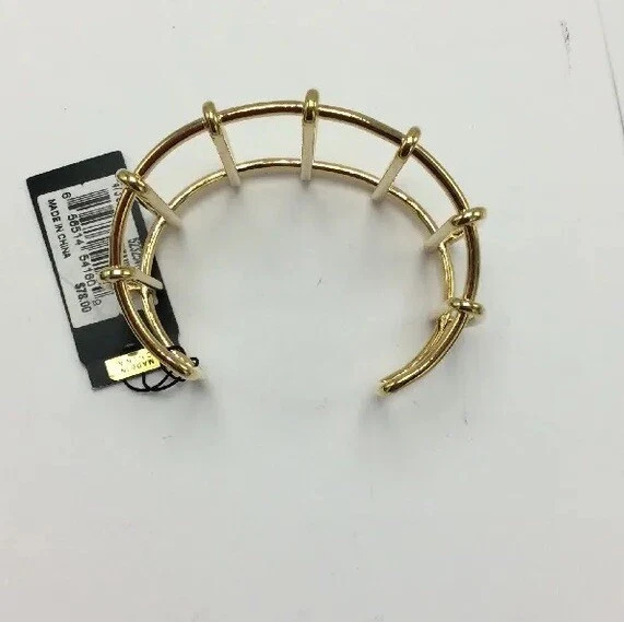 Bracelete Rebecca Minkcoff gaiola tom dourado US$ 78. RM41 - Imagem 2 de 4