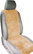 Luxurious Australian Sheepskin Gold Color Insert Seat Cover A Pair