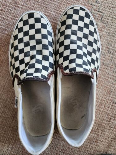 Vans Checkerboard Slip-on Black/White Shoes / Mens Size 8 Womens Size 10 EU 41 - Zdjęcie 1 z 5