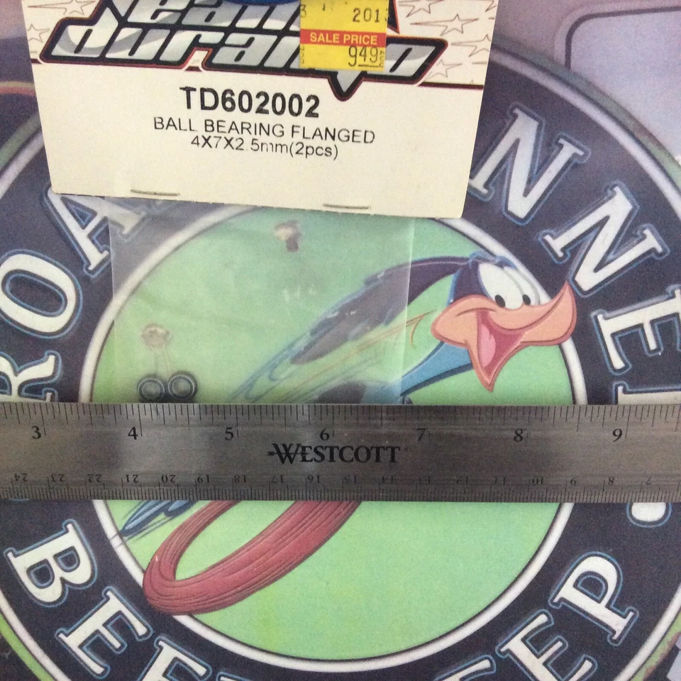 Rodamiento de bolas Team Durango TD602002 con brida 4x7x2,5 mm original NewOldStock🇺🇸envío Foto 3 de 4