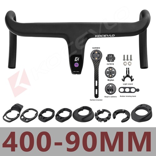 Road Bike Full Carbon Fiber Stem Integrated Handlebar with Spacers Cycling Parts - Bild 31 von 48