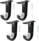 4-pack curtain rod holders, robust curtain rod holder,