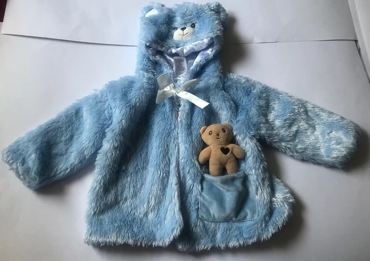 Pale blue shop teddy bear coat