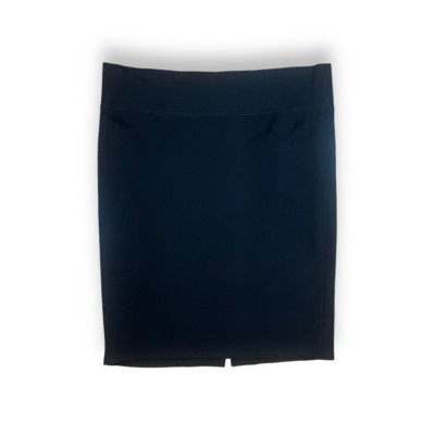 Iris Black Stretch Comfy Pencil Skirt Sz 3X