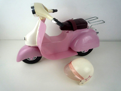 UNSERE GENERATION / AMERICAN GIRL BATTAT MOPED ROLLER MIT HELM FÜR 18 ZOLL PUPPEN