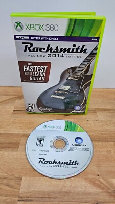 Rocksmith 2014 Edition (Microsoft Xbox 360) Tested Fast Shipping