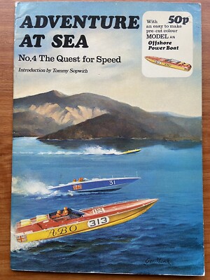 Adventures At Speed Nr. 4 Hand Speedboot Rennprospekt Teil 70er Jahre