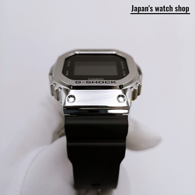 CASIO G-SHOCK GM-5600U-1JF Black Metal Bezel Men's Watch New in
