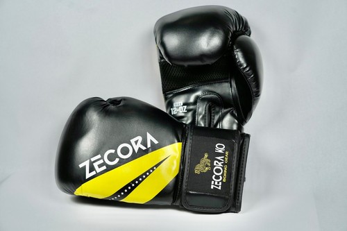 ZECORA Leather Boxing Gloves MuayThai Training Punching Bag Sparring, Kickboxing - Picture 10 of 15