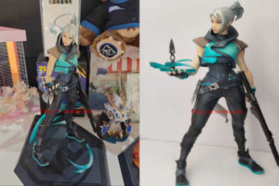Official LOL League of Legends VALORANT 1/6 Jett Figure Model Statue IN STOCK
