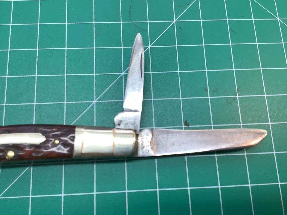 Vintage BOKER TREE Brand 6113 CONGRESS 4 Blade FOLDING POCKET KNIFE - Image 4 of 4