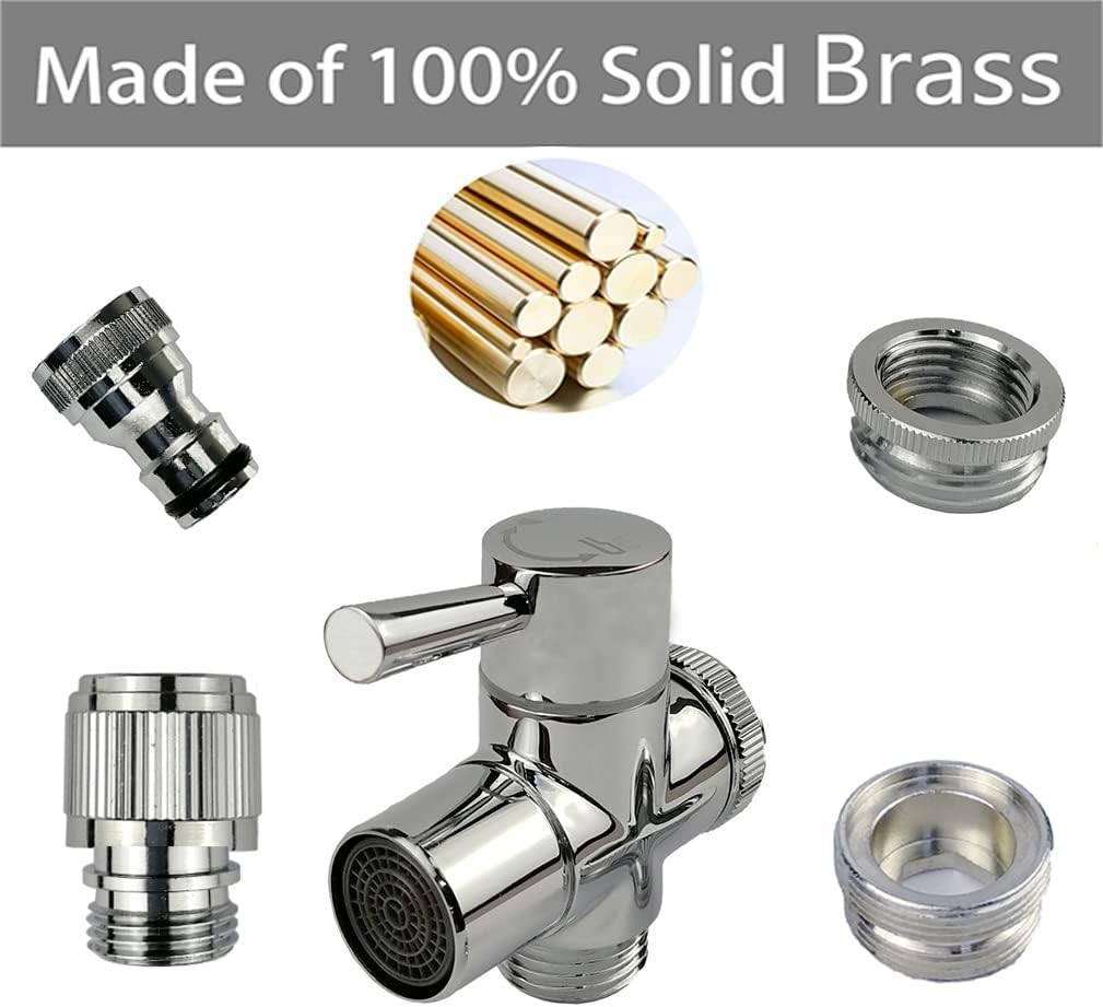 Brass Faucet Diverter Valve with Quick Connection, Faucet Diverter Valve From...