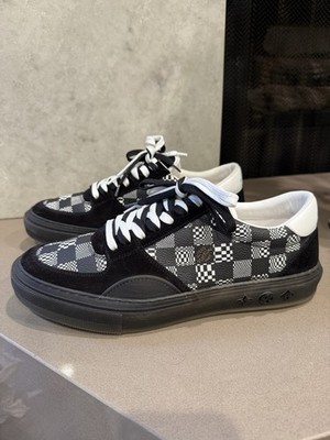 Louis Vuitton Black White Damier Ollie Sneakers - Size LV 9.5 / US 10.5