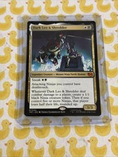 DARK LEO & SHREDDER #142 MAGIC MTG teenage mutant ninja turtles tmnt leonardo