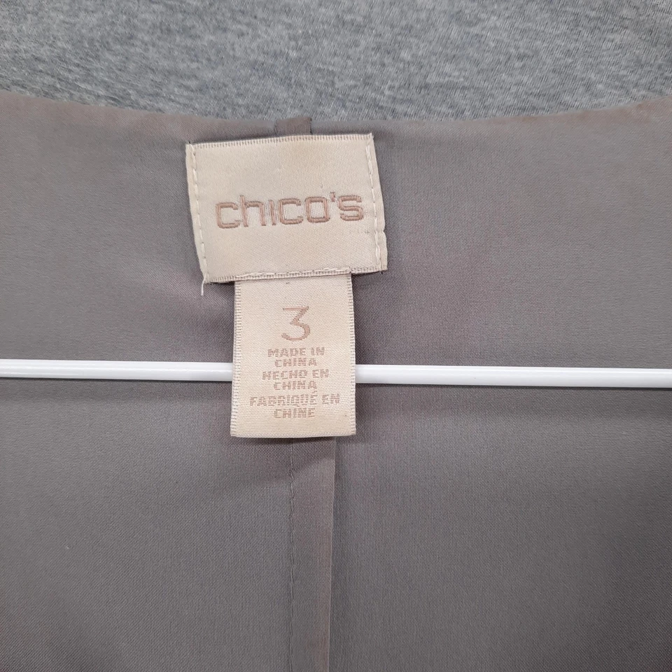 Chaqueta Chicos Mujer 3 EE. UU. XL-16 Encaje Frente Abierto Elegante Abrigo Manga Larga Foto 2 de 4