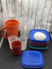 Vintage Tupperware Toys Mini Children's Play Kitchen Dish Set Pitchers