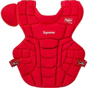 Supreme×ローリングス キャッチャーマスク 赤 2026年最新】SUPREME