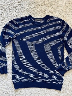 women etro sweater navy cotton 38