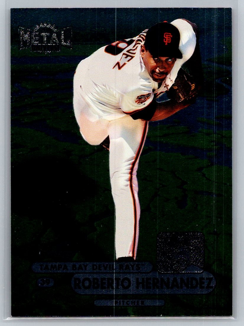 1998 Metal Universe Baseball #34 Roberto Hernandez - VG - Tampa Bay Devil Rays